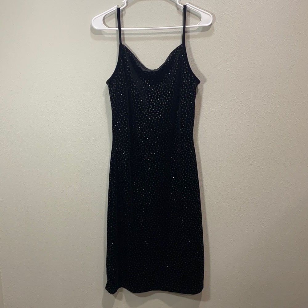 Jessica McClintock Gunne Sax sparkle dot‎ vintage dress